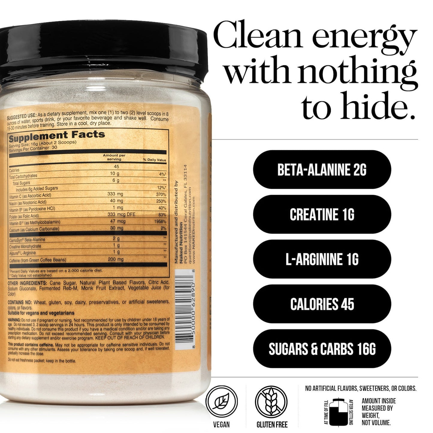 Citrus Pre Workout Supplement - Citrus for Simple Pre- or Post-Workout Routines