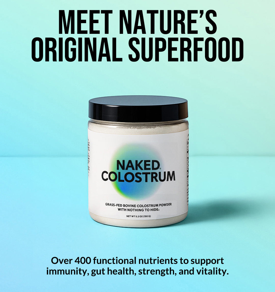 Grass-Fed Colostrum Powder - Colostrum Powder for Smooth Drinks, Coffee and Recipes