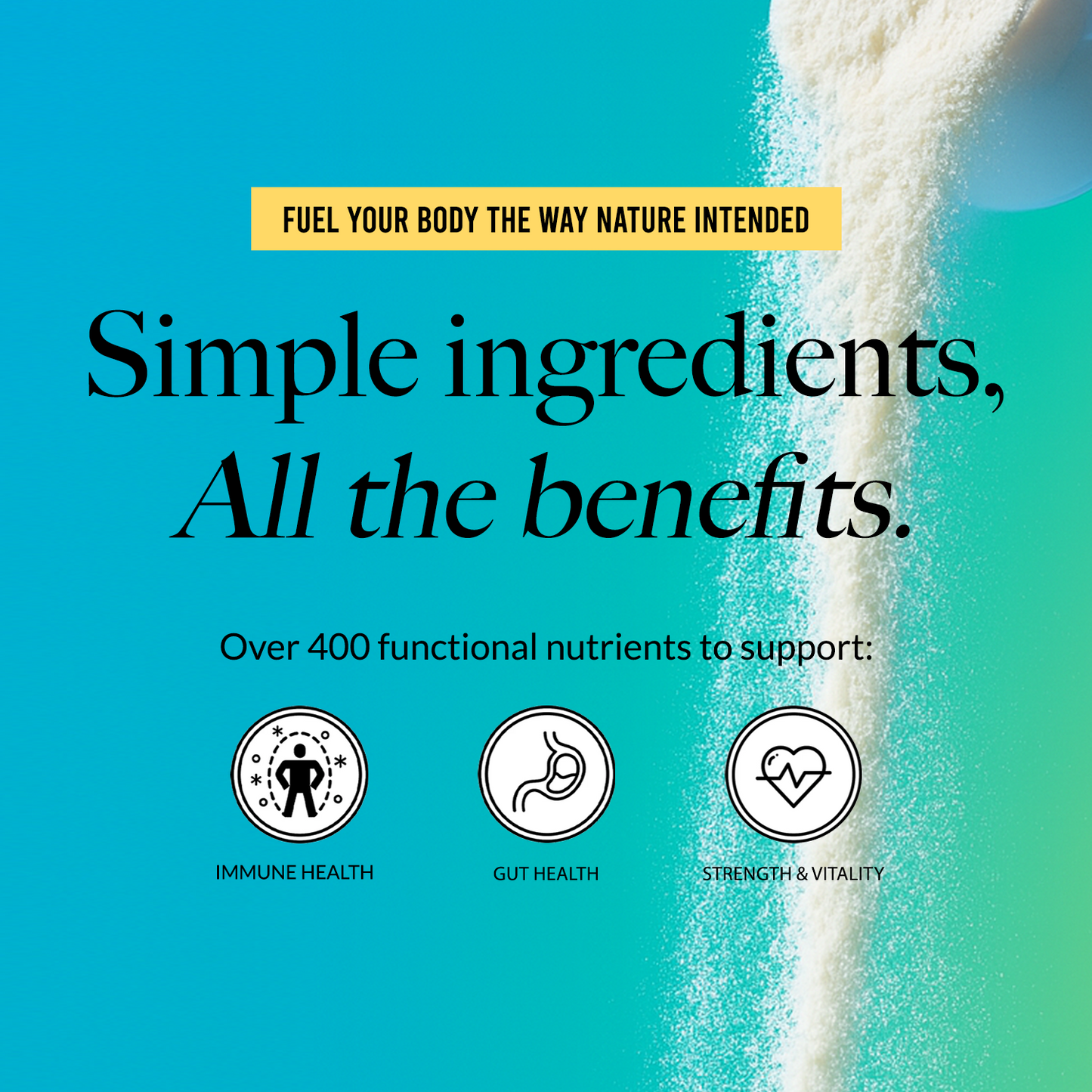 Grass-Fed Colostrum Powder - Colostrum Powder for Smooth Drinks, Coffee and Recipes