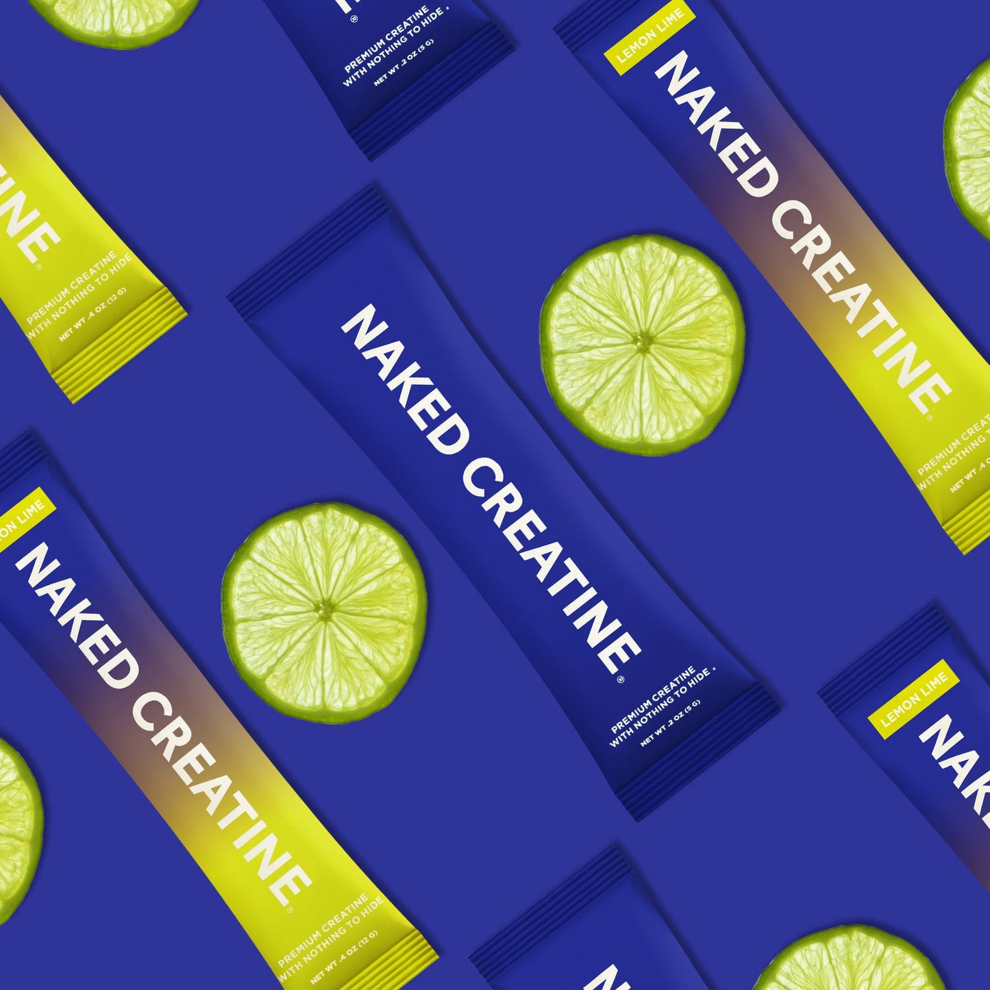 Lemon Lime Creatine Travel Packs - Lemon Lime Sticks for Simple Pre- or Post-Workout Routines