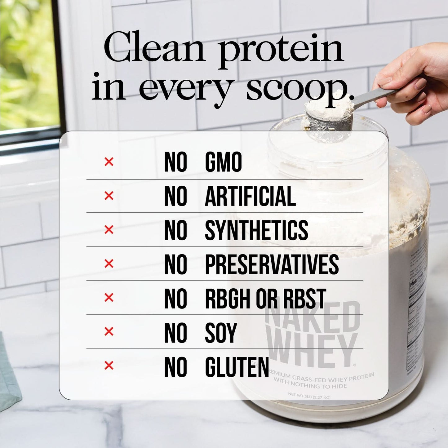 Chocolate Grass-Fed Whey Isolate Protein Powder - Chocolate for Convenient Daily Protein Mixing