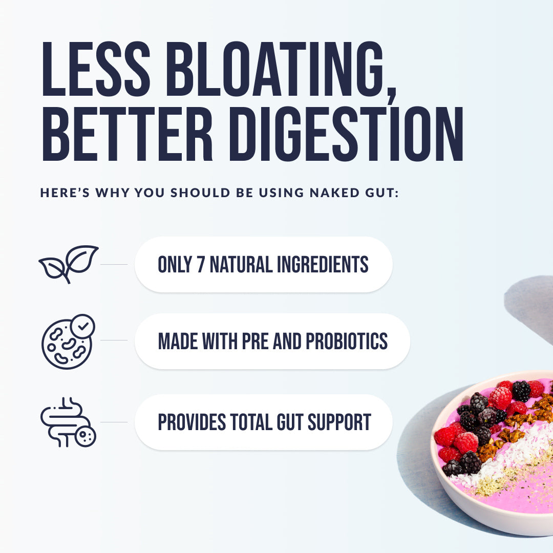 Prebiotic, Probiotic & Fiber Supplement for Straightforward Daily Mixing
