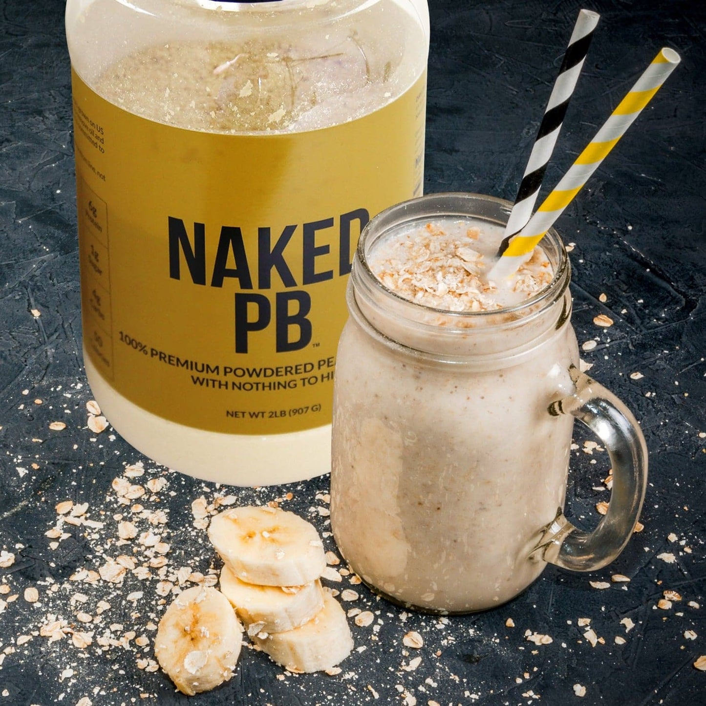 Powdered Peanut Butter - PB - 1.5 LB for Convenient Daily Protein Mixing