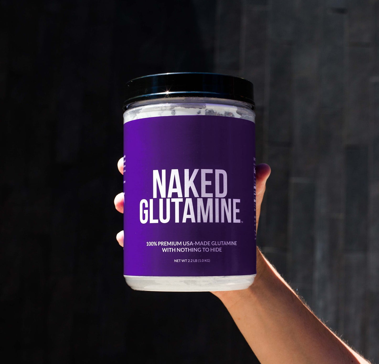 Glutamine Powder - 2.2LB for Simple Pre- or Post-Workout Routines