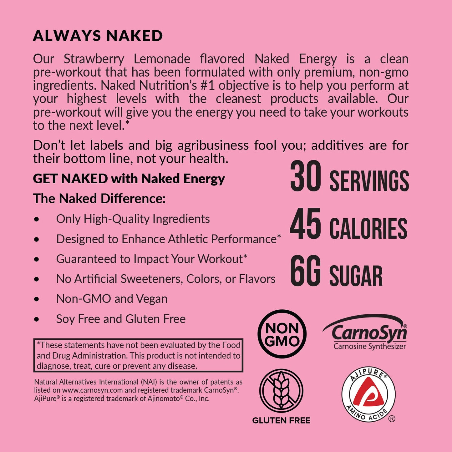 Strawberry Lemonade Pre Workout Supplement - Strawberry Lemonade for Simple Pre- or Post-Workout Routines