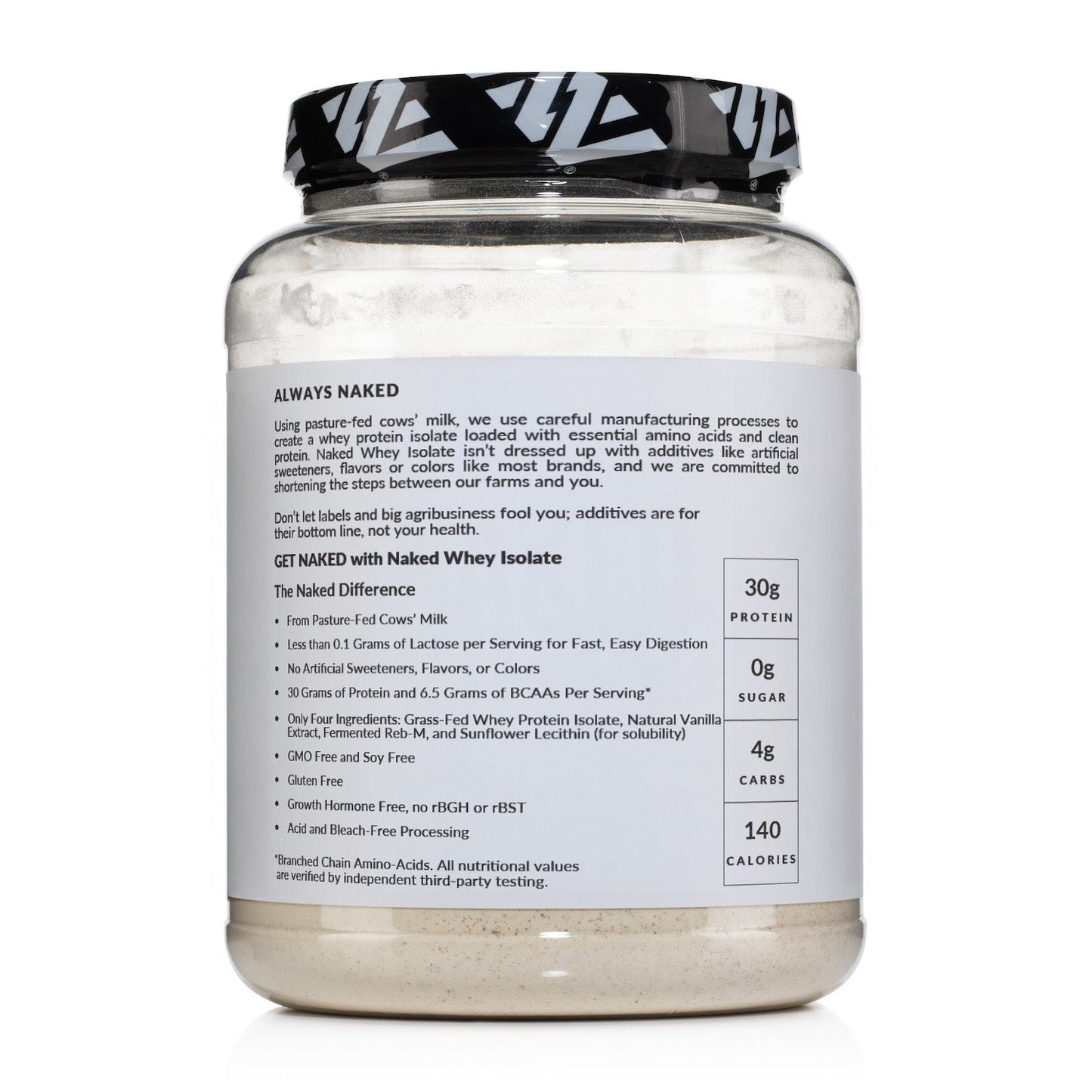 Vanilla Grass-Fed Whey Isolate Protein Powder - Vanilla for Convenient Daily Protein Mixing