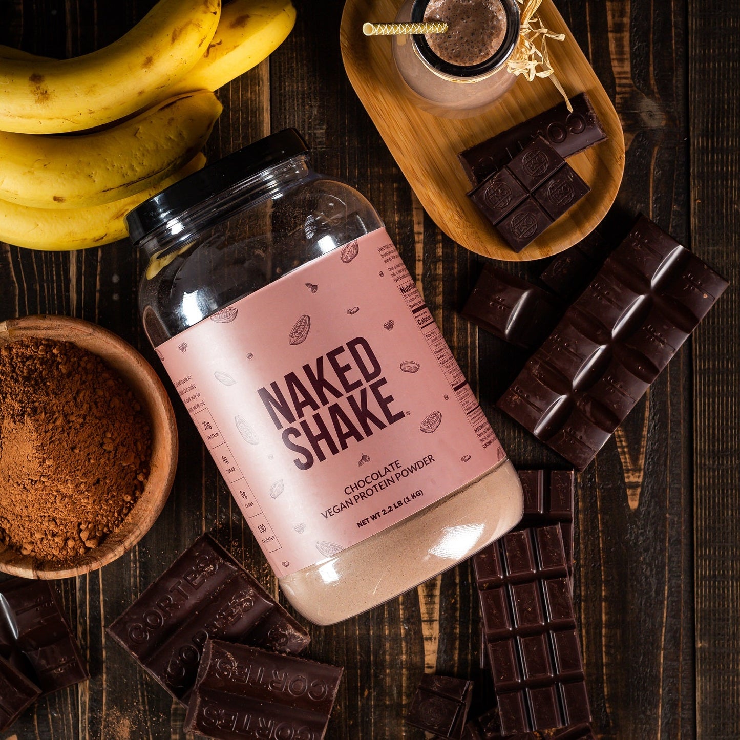 Chocolate Protein Shake - Chocolate for Smooth Shakes at Home or On the Go