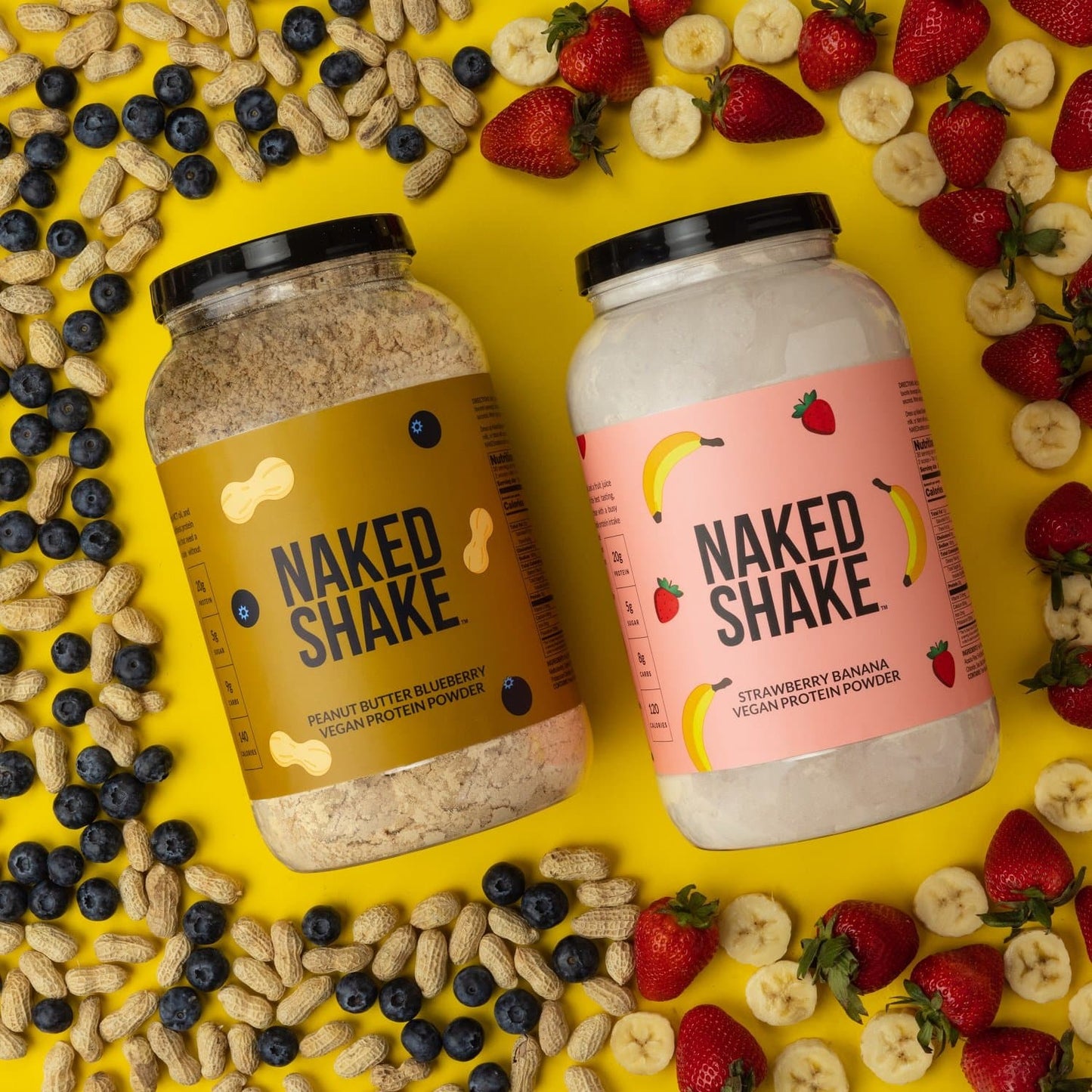 PB Blueberry Vegan Protein - PB Blueberry for Straightforward Daily Mixing