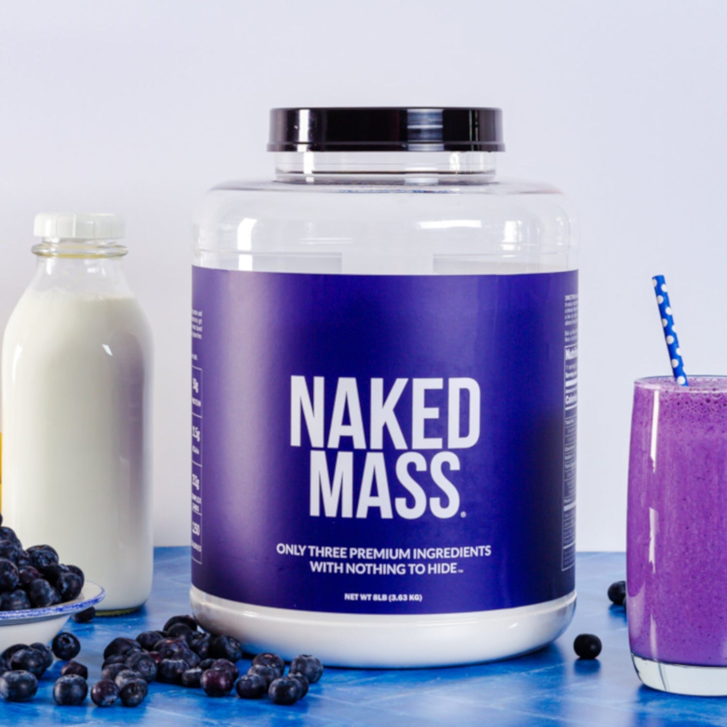 Chocolate Mass Gainer Protein Supplement - Chocolate Made for Smooth, Calorie-Rich Shakes